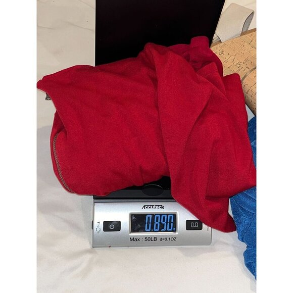 Alice + Olivia Red 3/4 Sleeve Back Zipper Above Knee Mini Dress Women's Size S - Picture 9 of 9